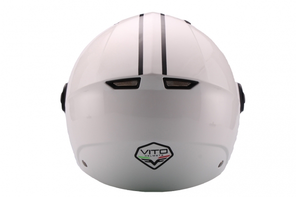 Helm VITO JET MODA weiß-glänzend